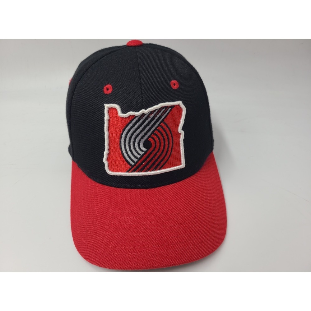Portland Trail Blazers Zephyr Rip City Collection Snapback Hat Cap NBA Black Red